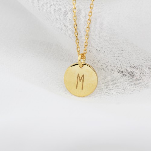 Glorria 925k Sterling Silver Personalized Minimal Plate Letter Sterling Silver Necklace Glorria 925k Sterling Silver Personalized Minimal Plate Letter Sterling Silver Necklace