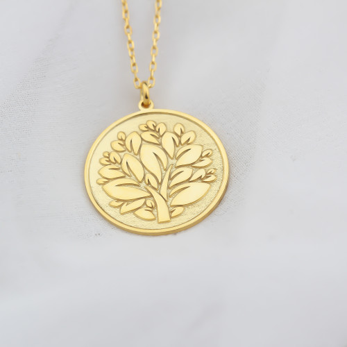 Glorria 925k Sterling Silver Tree of Life Necklace