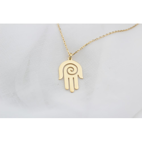 Glorria 925k Sterling Silver Fatima Hand Necklace Glorria 925k Sterling Silver Fatima Hand Necklace