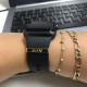 Glorria 925k Sterling Silver Apple Watch Compatible Name Band Accessory Glorria 925k Sterling Silver Apple Watch Compatible Name Band Accessory