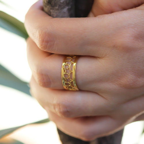 Glorria 925k Sterling Silver Star Ring