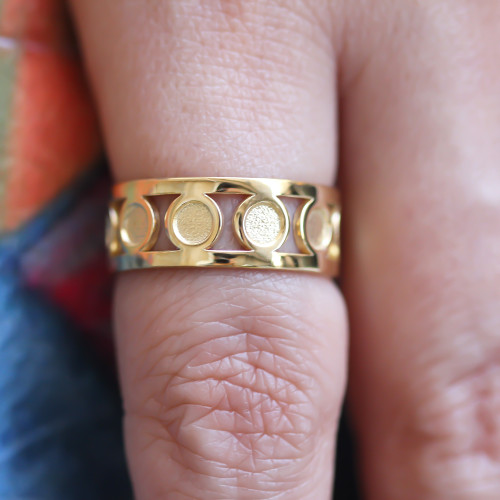 Glorria 925k Sterling Silver Circle Ring Glorria 925k Sterling Silver Circle Ring