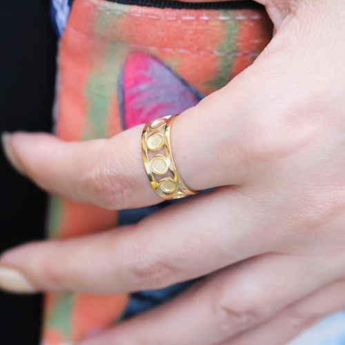 Glorria 925k Sterling Silver Circle Ring