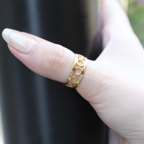 Glorria 925k Sterling Silver Circle Ring Glorria 925k Sterling Silver Circle Ring