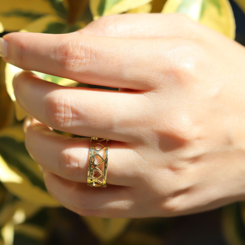 Glorria 925k Sterling Silver Heart Ring