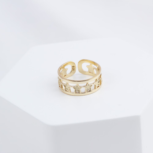 Glorria 925k Sterling Silver Star Ring Glorria 925k Sterling Silver Star Ring