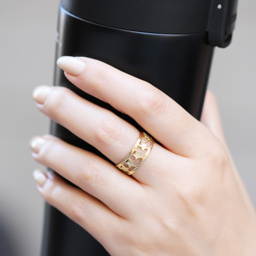 Glorria 925k Sterling Silver Star Ring