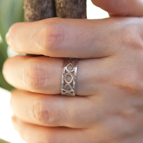 Glorria 925k Sterling Silver Infinity Ring