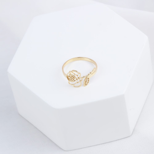 Glorria 925k Sterling Silver Personalized Birth Flower Ring