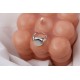 Glorria 925k Sterling Silver Adjustable Little Finger Ring