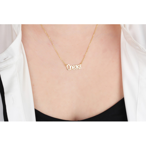 Glorria 925k Sterling Silver Personalized Russian Name Cyrillic Alphabet Necklace Glorria 925k Sterling Silver Personalized Russian Name Cyrillic Alphabet Necklace
