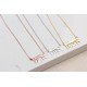 Glorria 925k Sterling Silver Personalized Hebrew Name Necklace