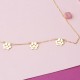 Glorria 925k Sterling Silver Personalized Name Paw Silver Necklace Glorria 925k Sterling Silver Personalized Name Paw Silver Necklace