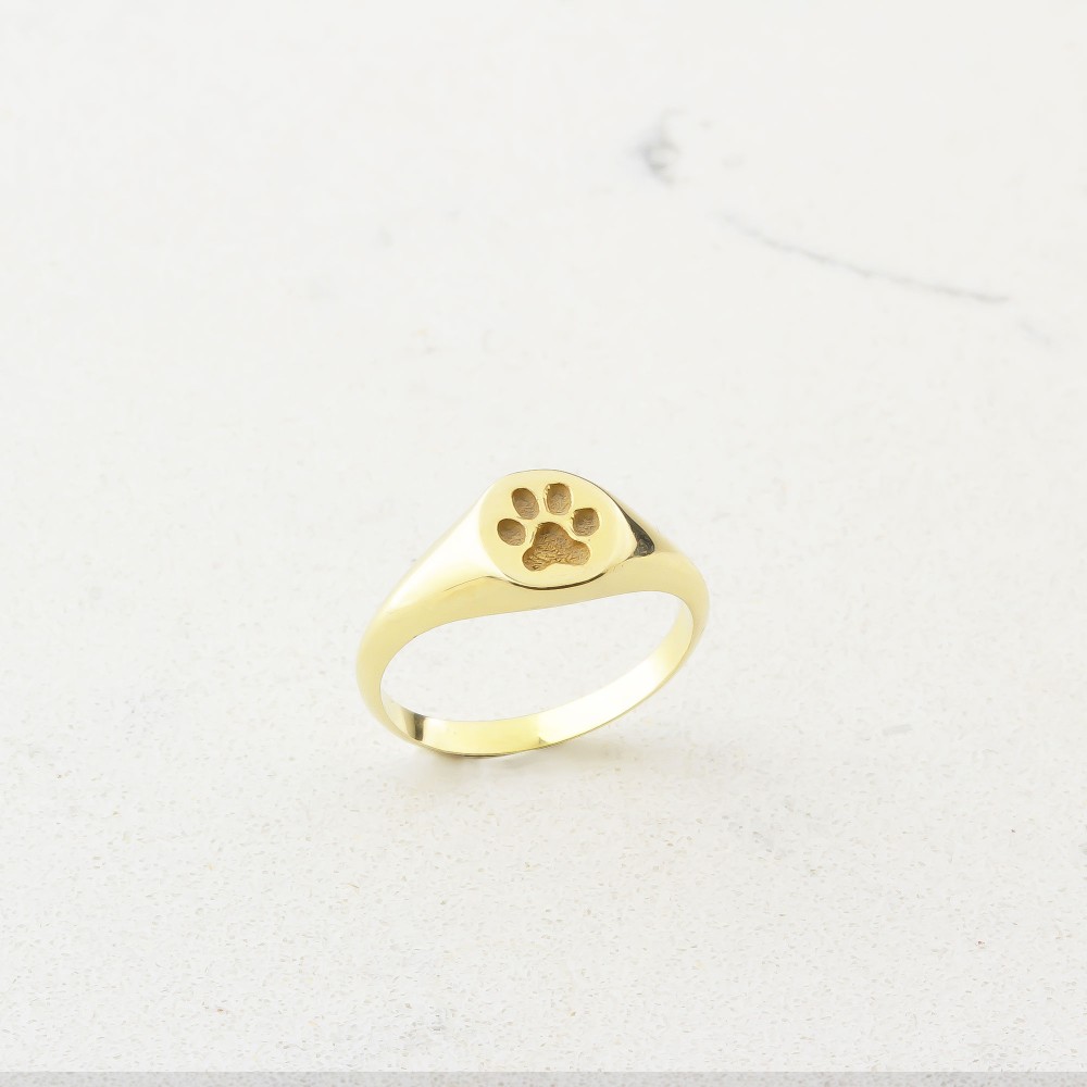 Glorria 925k Sterling Silver Paw Ring Glorria 925k Sterling Silver Paw Ring