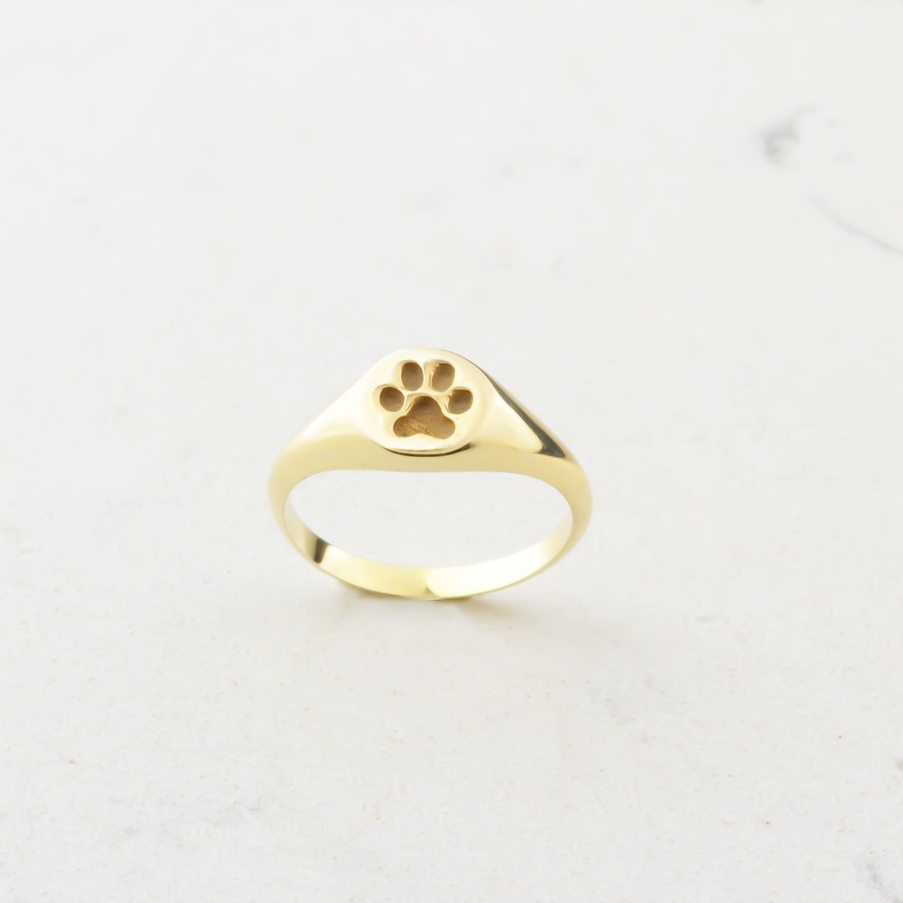 Glorria 925k Sterling Silver Paw Ring Glorria 925k Sterling Silver Paw Ring