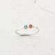 Glorria 925k Sterling Silver Personalized Birthstone Ring Glorria 925k Sterling Silver Personalized Birthstone Ring