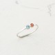 Glorria 925k Sterling Silver Personalized Birthstone Ring Glorria 925k Sterling Silver Personalized Birthstone Ring