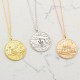 Glorria 925k Sterling Silver Personalized US State Logo Necklace Glorria 925k Sterling Silver Personalized US State Logo Necklace
