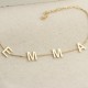 Glorria 925k Sterling Silver Personalized Name Cube Bracelet Glorria 925k Sterling Silver Personalized Name Cube Bracelet