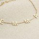 Glorria 925k Sterling Silver Personalized Name Cube Bracelet Glorria 925k Sterling Silver Personalized Name Cube Bracelet