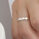Glorria 925k Sterling Silver Personalized Birth Flower Minimalist Ring Glorria 925k Sterling Silver Personalized Birth Flower Minimalist Ring