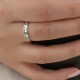 Glorria 925k Sterling Silver Personalized Birth Flower Minimalist Ring Glorria 925k Sterling Silver Personalized Birth Flower Minimalist Ring