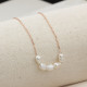 Glorria 925k Sterling Silver Pearl Necklace