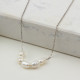 Glorria 925k Sterling Silver Pearl Necklace