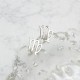 Glorria 925k Sterling Silver Personalized Horoscope Earrings Glorria 925k Sterling Silver Personalized Horoscope Earrings