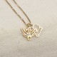 Glorria 925k Sterling Silver Personalized Birth Flower and Birthstone Cube Chain Necklace Glorria 925k Sterling Silver Personalized Birth Flower and Birthstone Cube Chain Necklace