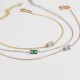 Glorria 925k Silver Personalized Birthstone Baguette Bracelet Glorria 925k Silver Personalized Birthstone Baguette Bracelet