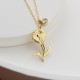 Glorria 925k Sterling Silver Personalized Birth Flower and Birthstone Necklace Glorria 925k Sterling Silver Personalized Birth Flower and Birthstone Necklace