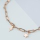 Glorria 925k Silver Personalized Charm Paperclip Bracelet Glorria 925k Silver Personalized Charm Paperclip Bracelet