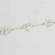 Glorria 925k Sterling Silver Personalized Birth Flower and Birthstone Bracelet Glorria 925k Sterling Silver Personalized Birth Flower and Birthstone Bracelet