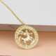 Glorria 925k Sterling Silver Personalized Horoscope Necklace Glorria 925k Sterling Silver Personalized Horoscope Necklace