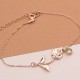 Glorria 925k Sterling Silver Personalized Birth Flower and Birthstone Bracelet Glorria 925k Sterling Silver Personalized Birth Flower and Birthstone Bracelet