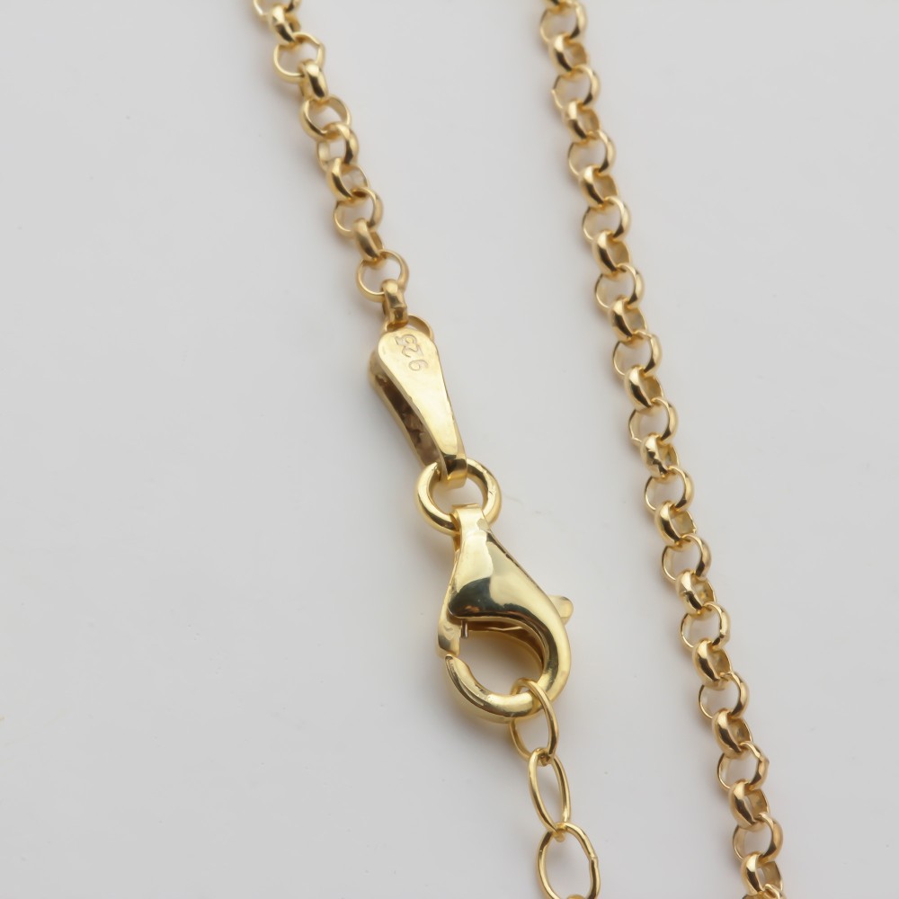 Glorria 925k Sterling Silver Personalized Letter Charm Bagel Lock Doc Necklace Glorria 925k Sterling Silver Personalized Letter Charm Bagel Lock Doc Necklace