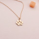 Glorria 925k Sterling Silver Personalized Cat Dog Paw Necklace Glorria 925k Sterling Silver Personalized Cat Dog Paw Necklace