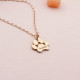 Glorria 925k Sterling Silver Personalized Cat Dog Paw Necklace Glorria 925k Sterling Silver Personalized Cat Dog Paw Necklace