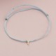 Glorria 925k Sterling Silver Personalized Rope Letter Bracelet Glorria 925k Sterling Silver Personalized Rope Letter Bracelet