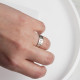 Glorria 925k Sterling Silver Personalized Name Viking Alphabet Ring Glorria 925k Sterling Silver Personalized Name Viking Alphabet Ring