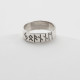 Glorria 925k Sterling Silver Personalized Name Viking Alphabet Ring Glorria 925k Sterling Silver Personalized Name Viking Alphabet Ring