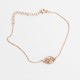 Glorria 925k Sterling Silver Personalized Birth Flower Bracelet Glorria 925k Sterling Silver Personalized Birth Flower Bracelet
