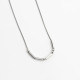 Glorria 925k Sterling Silver Personalized Morse Code Necklace Glorria 925k Sterling Silver Personalized Morse Code Necklace