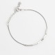Glorria 925k Sterling Silver Personalized Morse Code Bracelet Glorria 925k Sterling Silver Personalized Morse Code Bracelet
