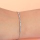 Glorria 925k Sterling Silver Personalized Morse Code Bracelet Glorria 925k Sterling Silver Personalized Morse Code Bracelet