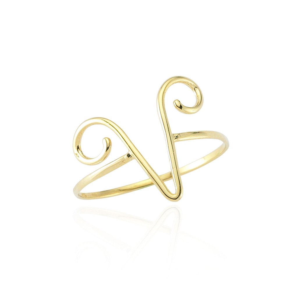 Glorria 14k Solid Gold Aries Nose Ring