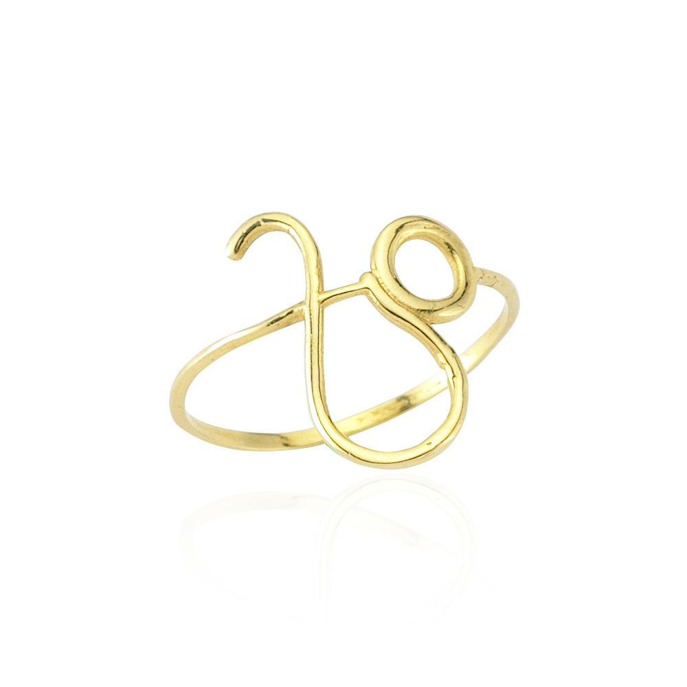 Glorria 14k Solid Gold Leo Nose Ring