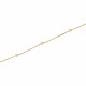 Glorria 14k Solid Gold Bulk Sequence Bracelet