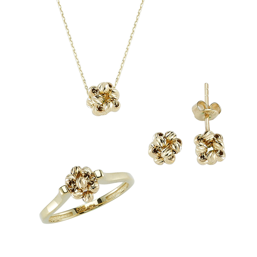 Glorria 14k Solid Gold Batch Set